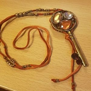 Handmade skeleton key necklace